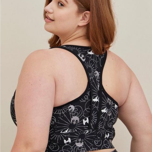 Torrid Black Star Wars Sports Bra NWT - Picture 3 of 5